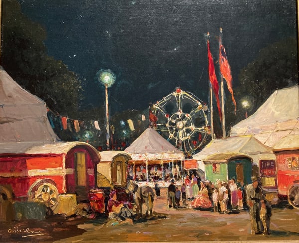 Anthony Thieme. Circus at Night, undated