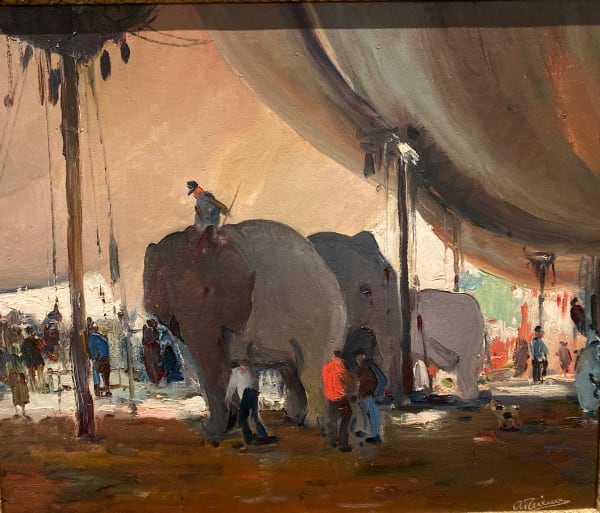 Anthony Thieme. Winter at Sarasota (Circus), undated