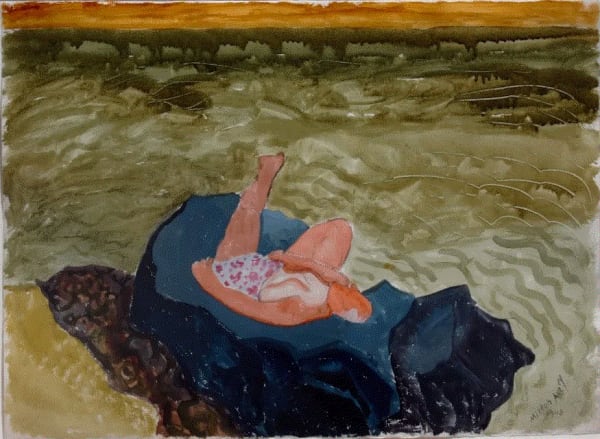 Milton Avery. Man and Sea, 1948 Available at Surovek Gallery