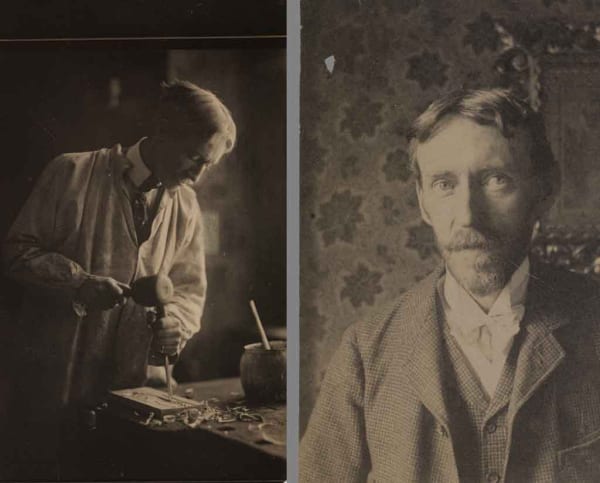 Charles Prendergast. c. 1910 (left) Maurice Prendergast, c.1901 (right)