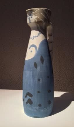 Pablo Picasso Femme, 1955 Partially glazed terracotta pitcher 12.87 inches in height Edition: 100 Stamped: Madoura Plein Feu/D’Apres Picasso For sale at Surovek © 2022 Estate of Pablo Picasso / Artists Rights Society (ARS), New York