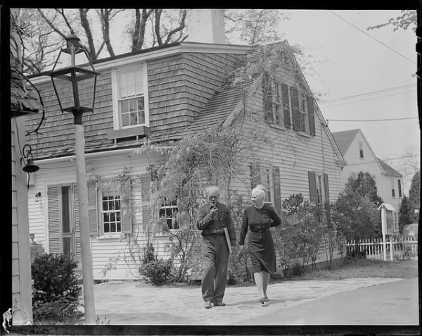 Anthony and Lillian Thieme at their home in Rockport, Massachusetts.
