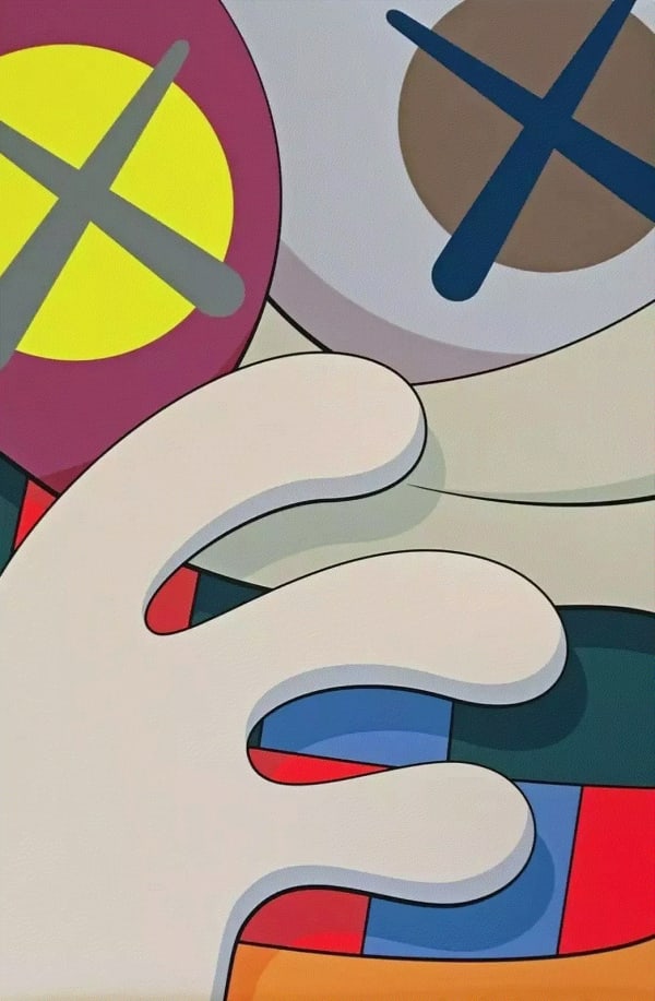 KAWS BLAME GAME, 2014 Screenpint 35 x 23 inches Edition of 100 plus 20 AP Available at Surovek Gallery