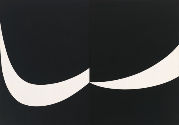 Ellsworth Kelly Atlantic,1956 Oil on canvas, two parts 80 1/8 x 115 5/16 inches Whitney Museum of American Art