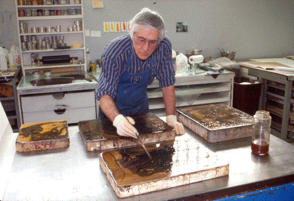 Ken Tyler, 1994 Photographer: Marabeth Cohen-Tyler