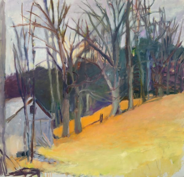 Wolf Kahn Wet November, 1973 Oil on canvas 42.38 x 44.13 inches Available at Surovek Gallery