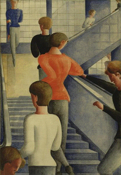 Oskar Schlemmer Bauhaus Stairway. 1932