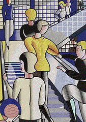 Roy Lichtenstein Bauhaus Stairway Mural, 1989