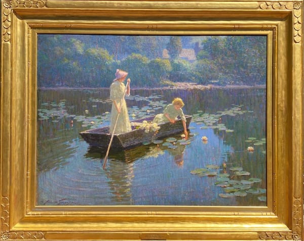 Abbott Fuller Graves POND LILIES, 1912 Oil on canvas 30 x 40 in 76.2 x 101.6 cm Available at Surovek Gallery