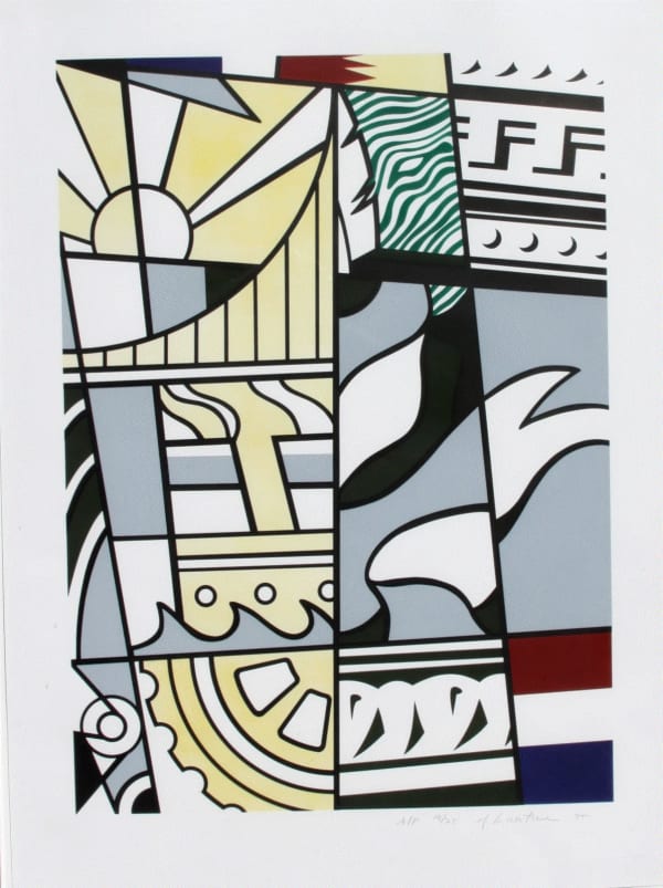 Roy Lichtenstein BICENTENNIAL POSTER (AMERICAN: THE THIRD CENTURY), 1975 Available at Surovek Gallery