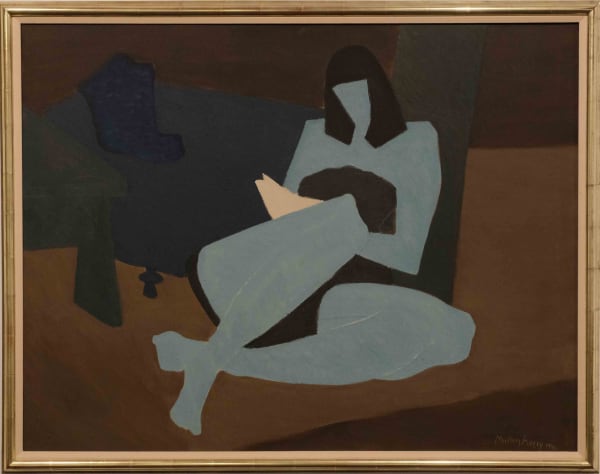 Milton Avery - Summer Reader (1950) Photo: Birte Fritsch, Taken on April 19, 2023, cropped, CC BY 2.0