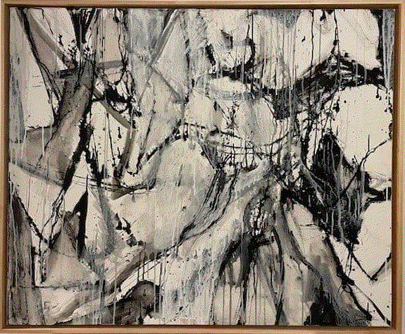 Nicolas Carone UNTITLED 2003 Acrylic on canvas 43 1/2 x 36 in 110.5 x 91.4 cm Available at Surovek Gallery