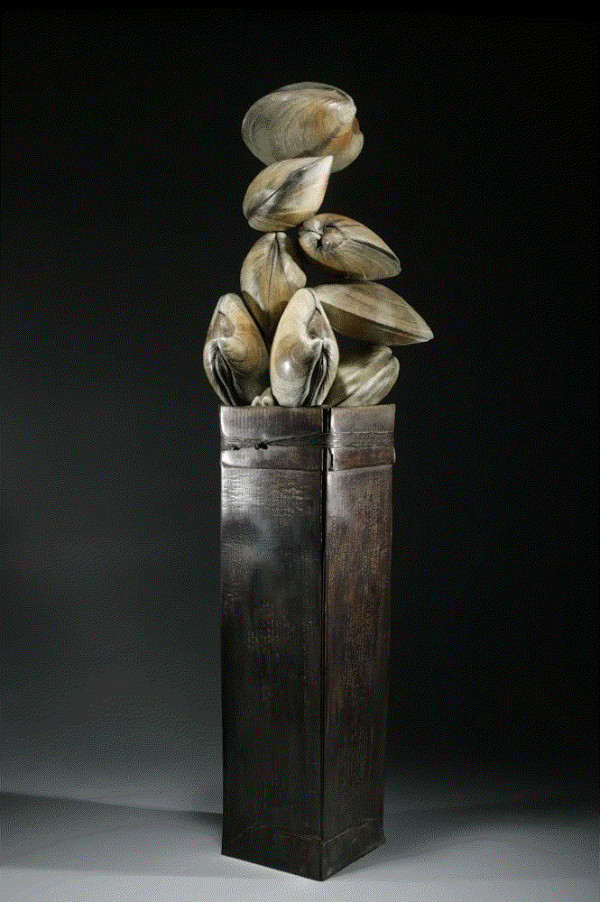 Luis Montoya & Leslie Ortiz FULL HOUSE, 2012 Patinated Bronze 250 1/2 x 14 x 12 in 636.3 x 35.6 x 30.5 cm Available at Surovek Gallery