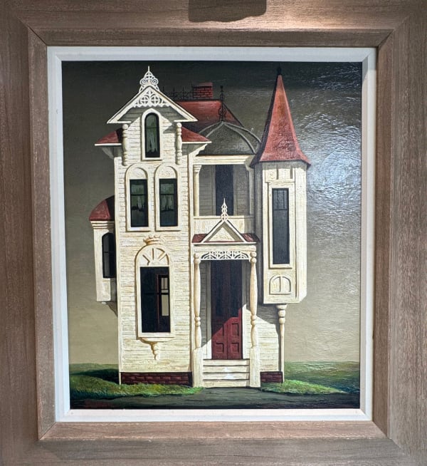 Orville Bulman THE GOVERNOR'S MANSION, 1964 Oil on Canvas 28 x 24 in 71.12 x 60.96 cm Available at Surovek Gallery
