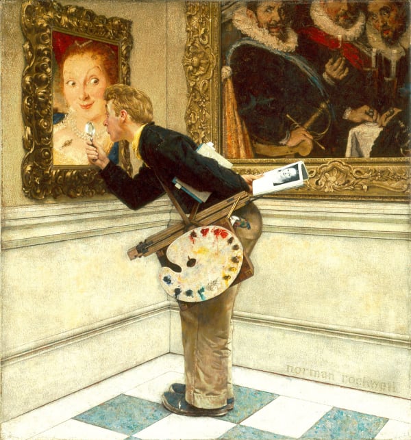 Norman Rockwell, The Art Critic, 1955