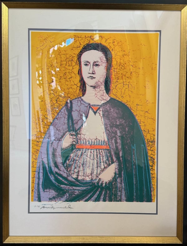 Andy Warhol ST APOLLONIA, 1984 Screenprint on Essex Offset Kid Finished Paper. 30 x 22 in 76.2 x 55.9 cm Available at Surovek Gallery