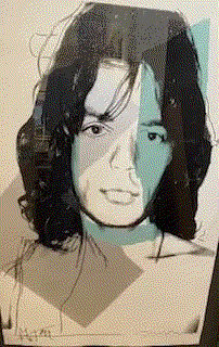 Andy Warhol MICK JAGGER, 1975 Portfolio of ten screenprints on Arches Aquarelle (Rough) paper 43 1/2 x 29 in 110.5 x 73.7 cm 60/250 Available at Surovek Gallery
