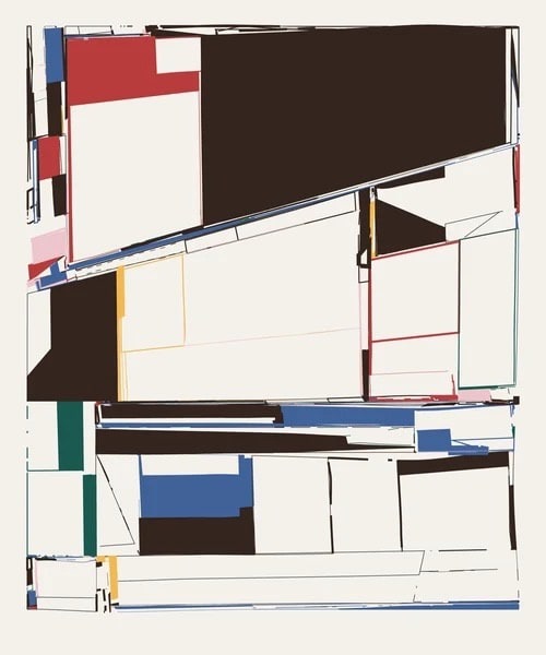 Tyler Hobbs IOSTREAM #12, 2022 6 color silkscreen 24 x 20 in 61 x 50.8 cm Edition of 10 plus 2 artists proofs Available at Surovek Gallery