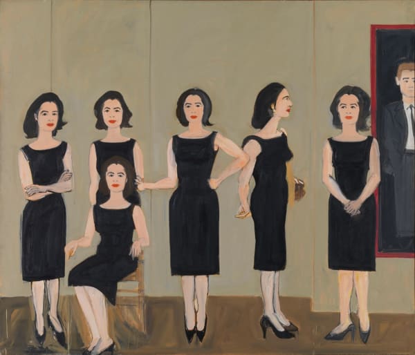 Alex Katz The Black Dress, 1960