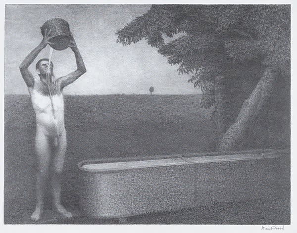 Grant Wood Sultry Night, 1939 Metropolitan Museum of Art, New York