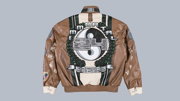 Jacket design by Jonas Wood in honor of Kobe Bryant, 2021