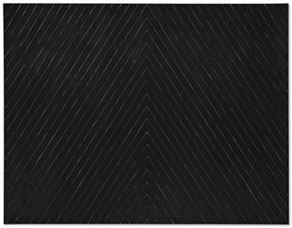 Frank Stella Point of Pines, 1959 Enamel on canvas84 7/8 x 109 ½ inches Sold for $28,082,500 at Christie’s in May