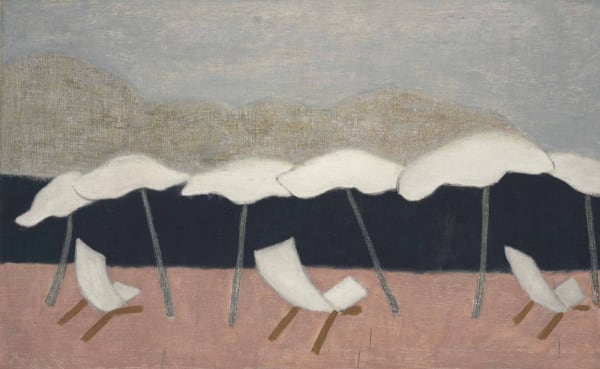 Milton Avery White Umbrellas, 1952