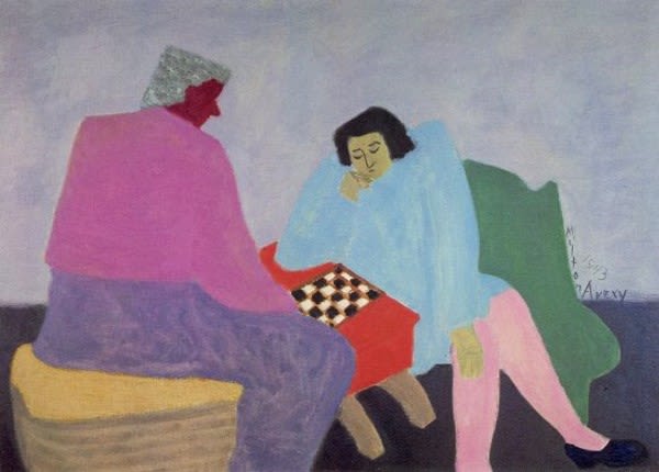 Milton Avery Checker Players, 1943