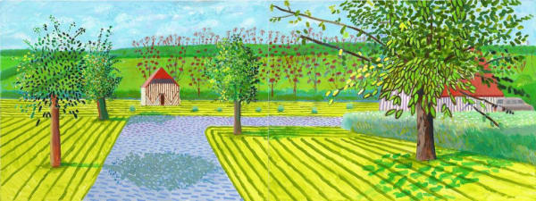 David Hockney The Entrance, 2019