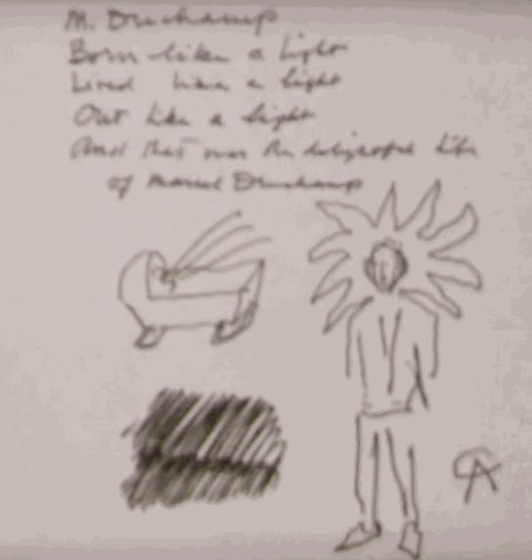 Alexander Calder’s homage to Marcel Duchamp. 1969