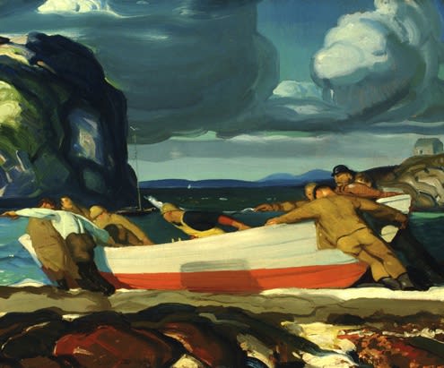 George Bellows The Big Dory, 1913. New Britain Museum of American Art
