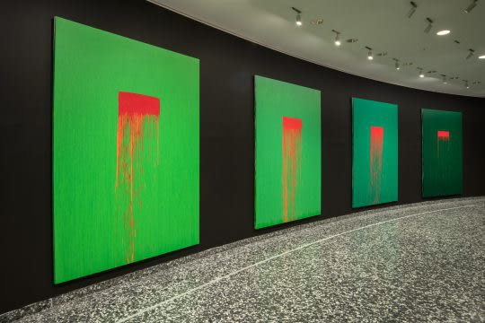 Pat Steir: Color Wheel exhibit at the Hirshhorn Museum