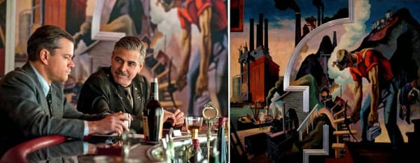 Thomas Hart Benton America Today Mural New School for Social Research, NYC, 1930 Moved and now in the collection of the Metropolitan Museum of Art Used as set design in the film “Monuments Men”, 2014