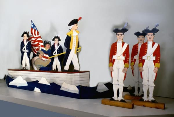 Alex Katz Washington Crossing the Delaware 1961 Acrylic on plywood Smithsonian American Art Museum