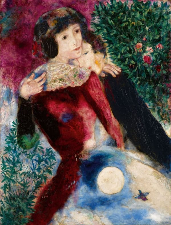 Marc Chagall Les Amoureux, 1928 Courtesy Sotheby’s © 2017 Artists Rights Society (ARS), New York / ADAGP, Paris