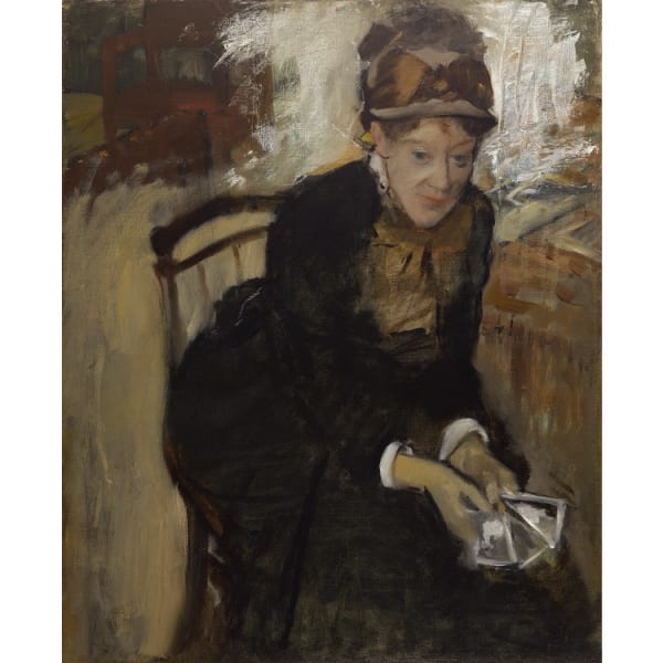 Portrait of Mary Cassatt by Edgar Degas, c.1880-1884 National Portrait Gallery