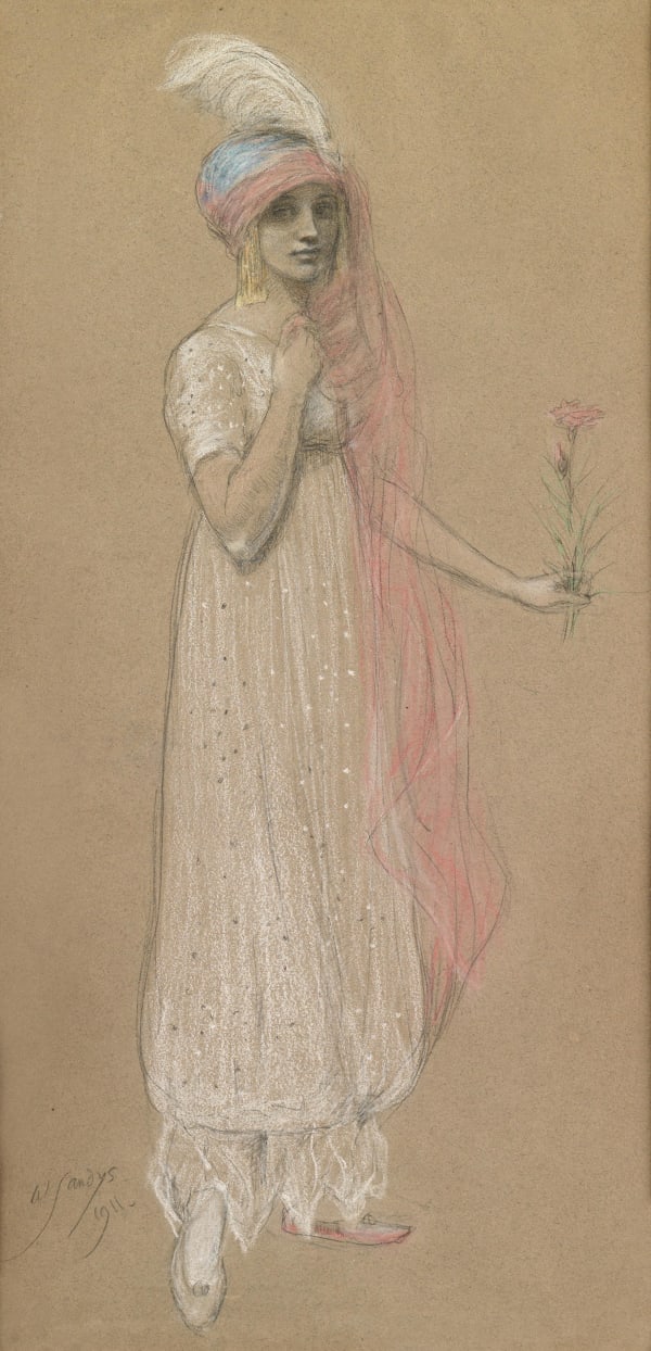 Gertrude 'Girlie' Sandys, the Artist's Sister, in Fancy Dress