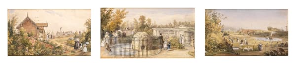 The Beaver's Pool, The Bear Pit and The Pelican's Enclosure, Zoological Gardens, Regent's Park
