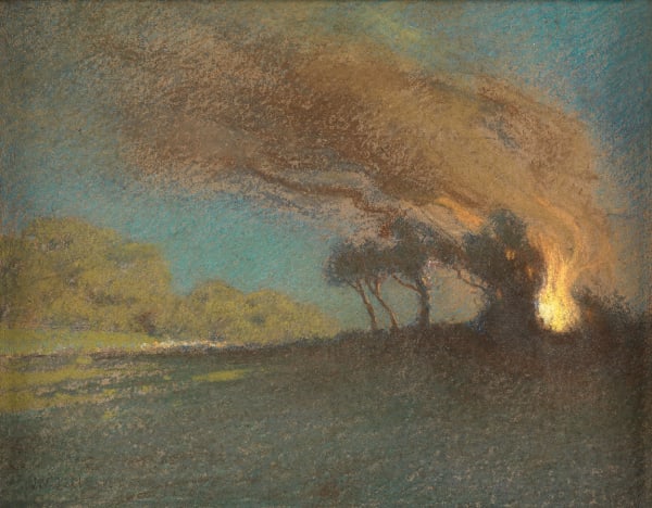 JAMES VALENTINE JELLEY (1856-1947) The Fire