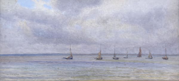 Sailing Boats at Anchor