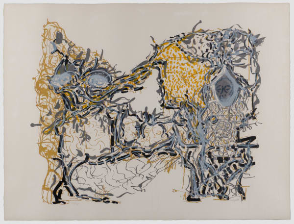 Jean Paul Riopelle - Quien-Toi Bien (Série Dommage), 1989