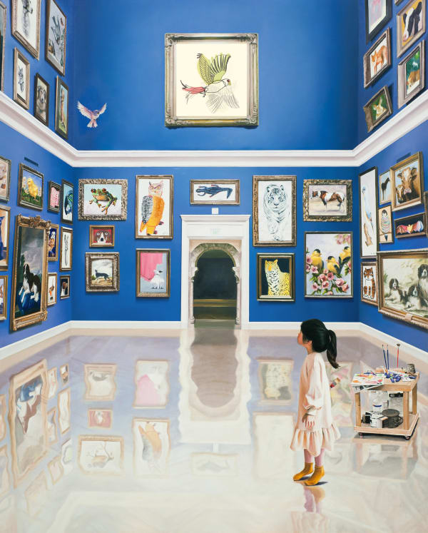 Joonsung Bae, The Costume of Painter - at the studio- bird 1, 2022