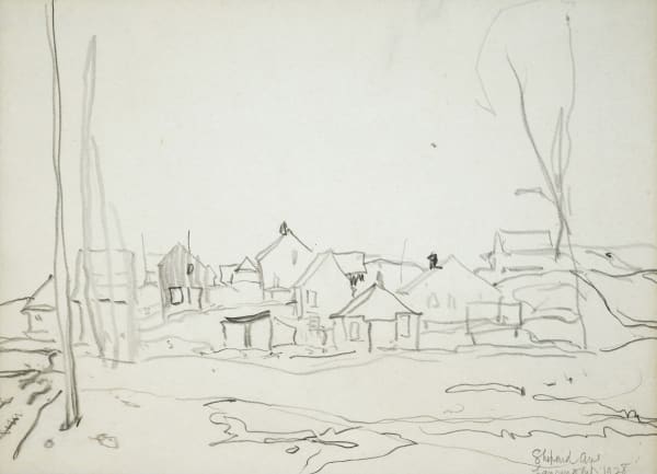 Franklin Carmichael - Sheppard Avenue, Lansing, 1928