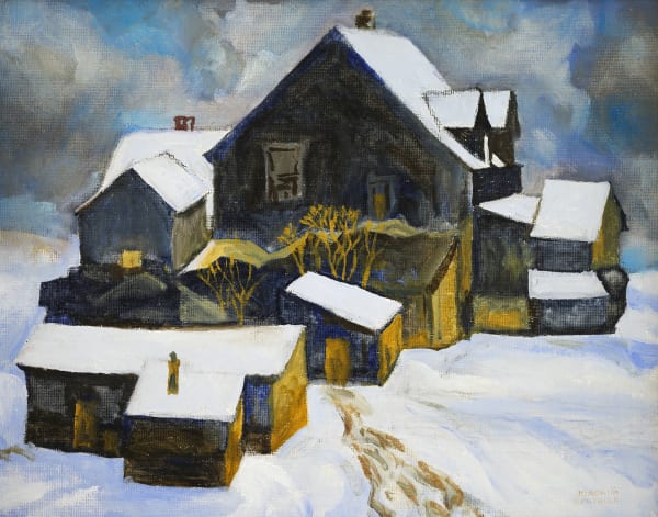 Joachim Gauthier - A Heavy Snowfall, c 1950