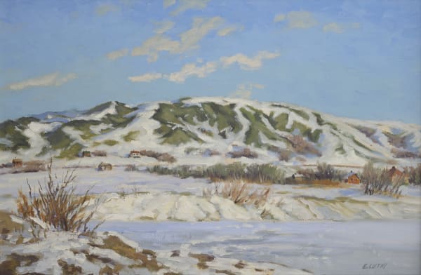 Ernest Luthi - West Approach to Foam Lake, c 1970