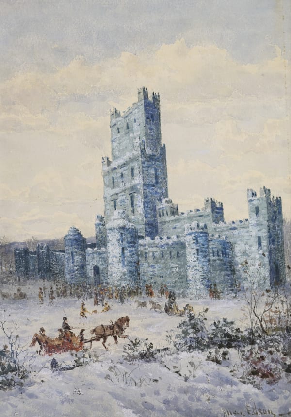 Aaron Allan Edson - The Ice Palace, Montreal, 1885