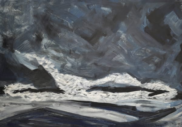 Claude Picher - Percé in Winter, c 1980