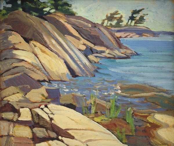 Doris McCarthy - The Rapids on Crowe River, 2000