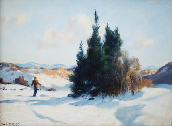 Eric Riordon - Laurentians, Forest in Winter, c 1938