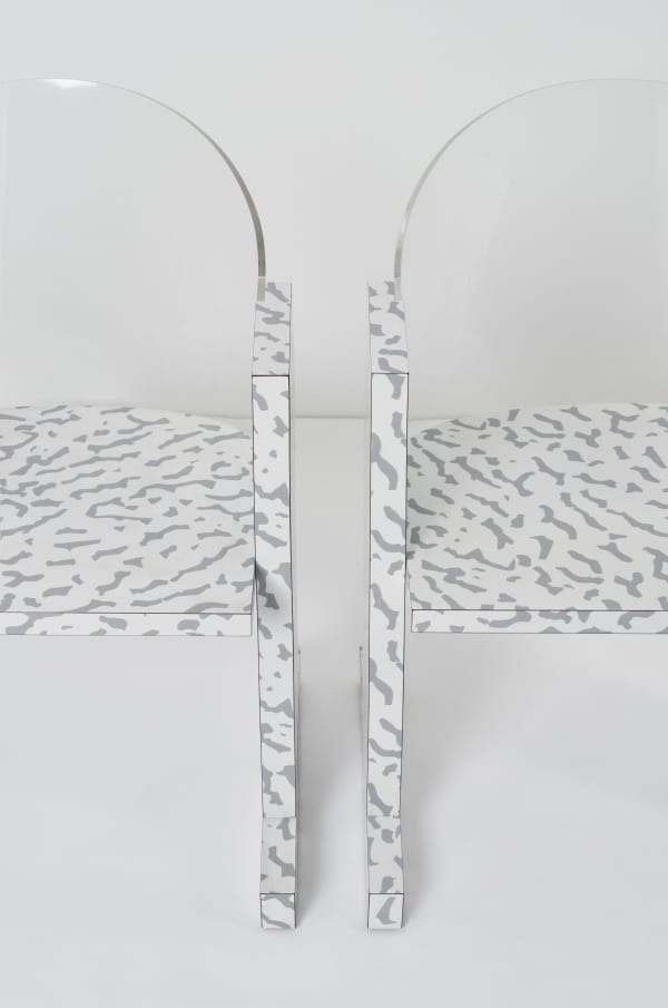 Ettore Sottsass, "Teodora" set of 4 armchairs, 1987